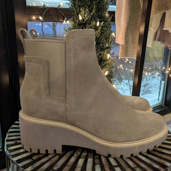 Dolce Vita Suede Ankle Boots - Picture 1 of 4